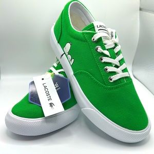 NWT Lacoste Peanuts Sneakers- Girls Size 13
